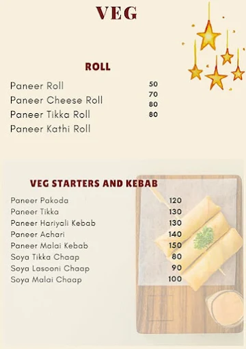 The Shawarma Mania menu 