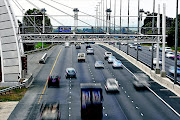 An e-toll gantry on the N1 highway in Joburg.