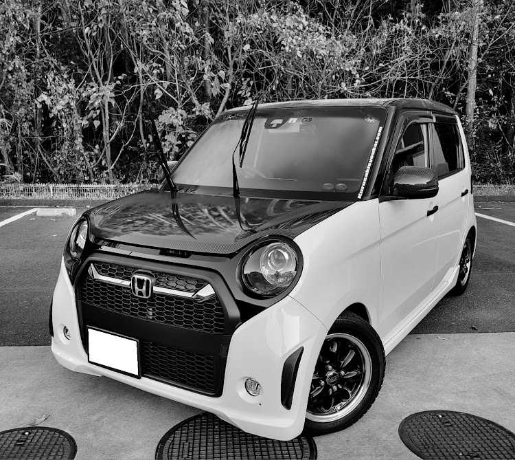 N-ONEの愛車の好きな角度・モデューロX・白黒写真展・いつもいいねありがとうございますに関するカスタム事例の投稿画像1枚目