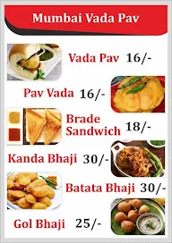Mumbai Vadapav menu 1
