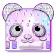 Thème de clavier Silver Glitter Panda icon