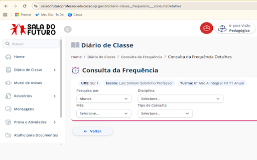 Farol Escolar – Frequência screenshot 1