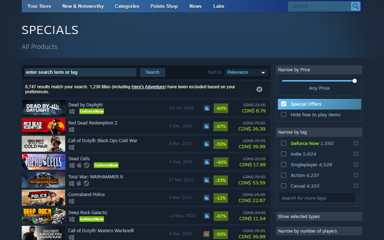 Show Geforce Now on Steam Preview image 3