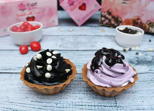 Blueberry Tart+chocolate Tart