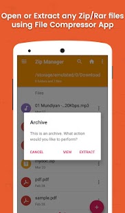 Zip Unzip Files and Folders - File Compressor Screenshot