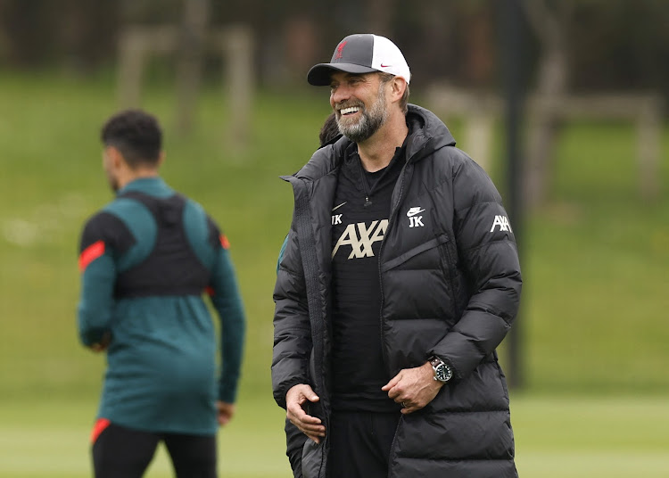 Liverpool manager Jurgen Klopp during a past training session