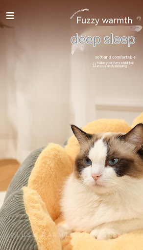 Title 1, Plush Thickened Cat Kennel in Shell Design, Rem...