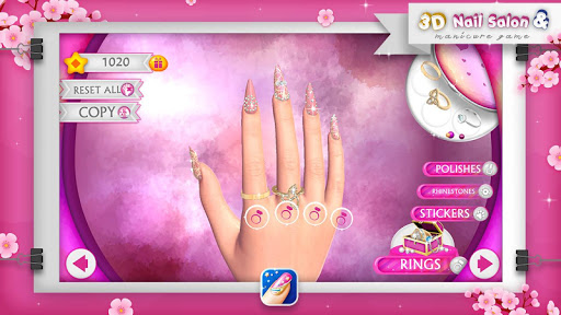 3D Nail Salon Manicure Game