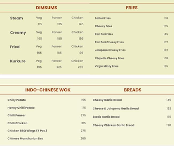 Chiagos Coffee & Co menu 