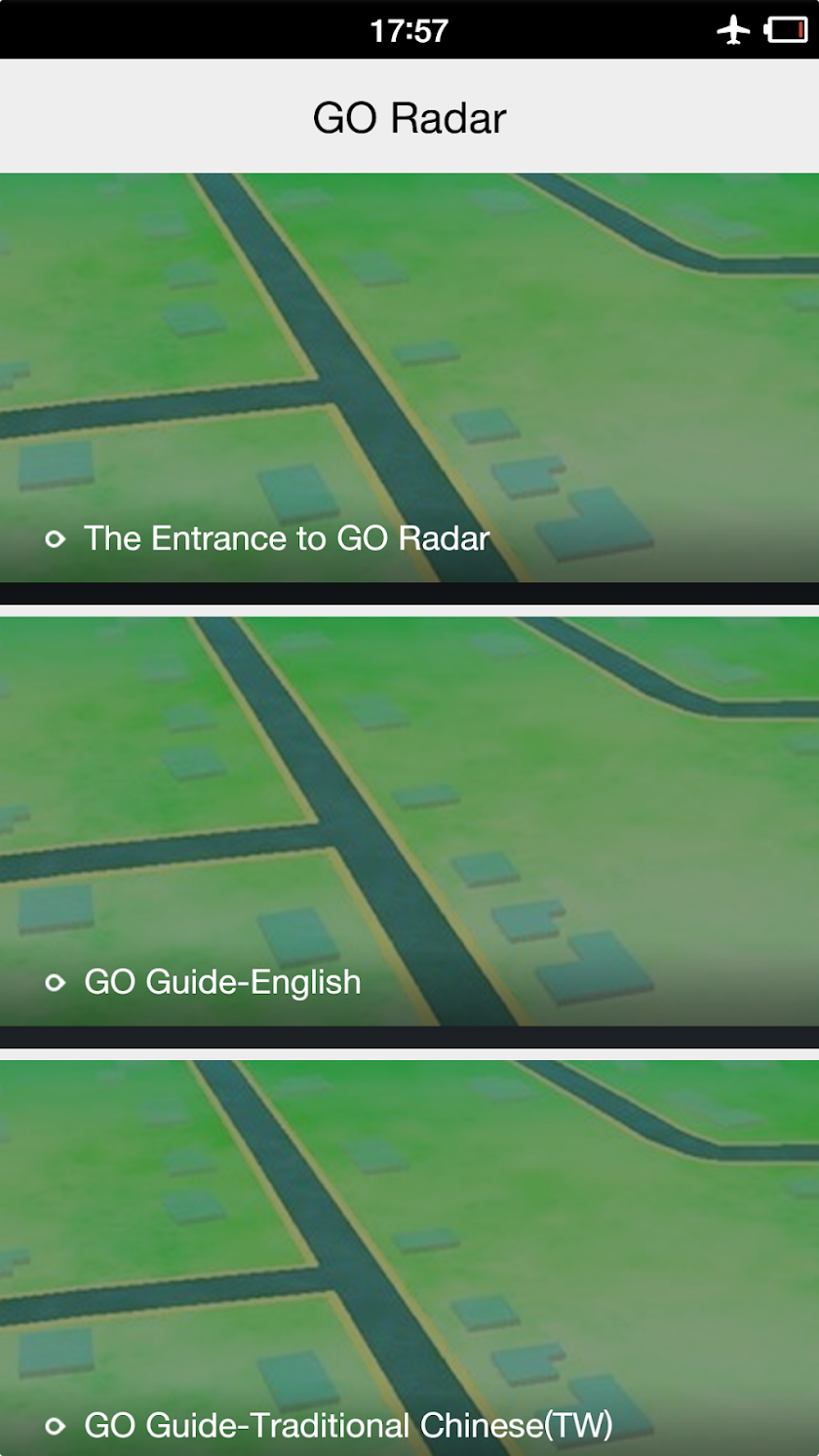 GO Radar Screen 1