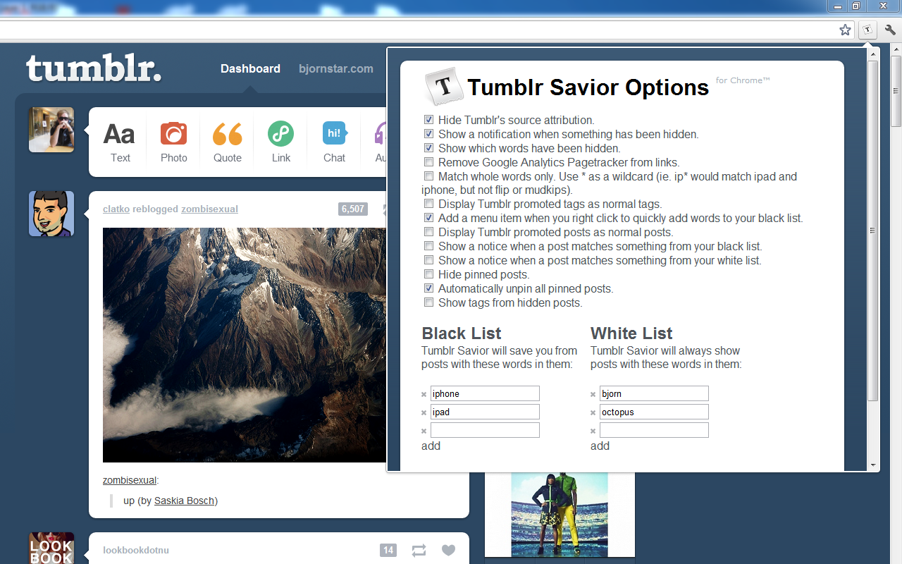 Tumblr Savior Preview image 2