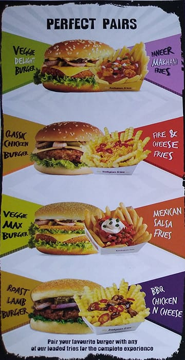 The Belgian Fries Co - Burgers & Fries menu 