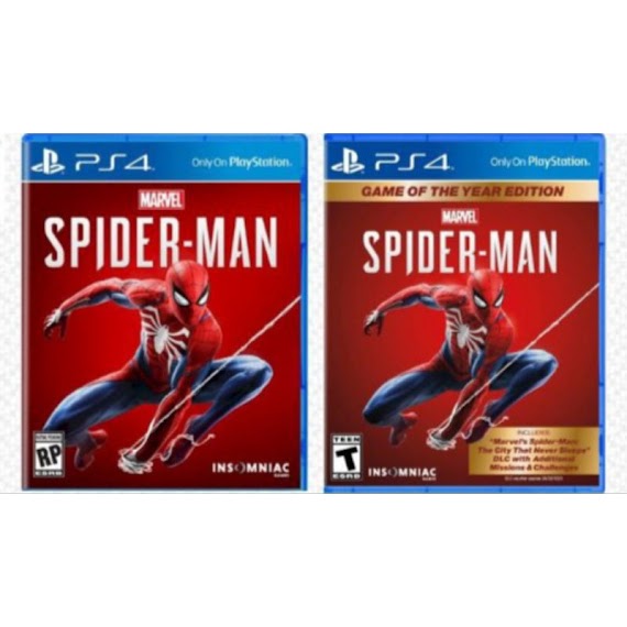 Đĩa Game Ps4 : Spider - Man Game Of The Year (Nhện Đỏ)