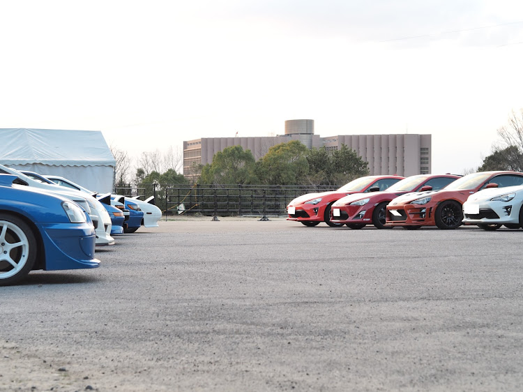 カローラレビンの岡崎中央総合公園・イベント初出展・頭文字D・コラボ撮影会・花粉症はつらいよに関するカスタム事例の投稿画像21枚目