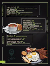 Cafe 17 menu 1