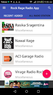 Rock Rage Radio App - náhled