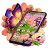 Butterfly Girl Nature Theme icon