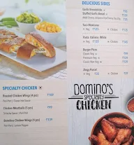 Domino's Pizza menu 1