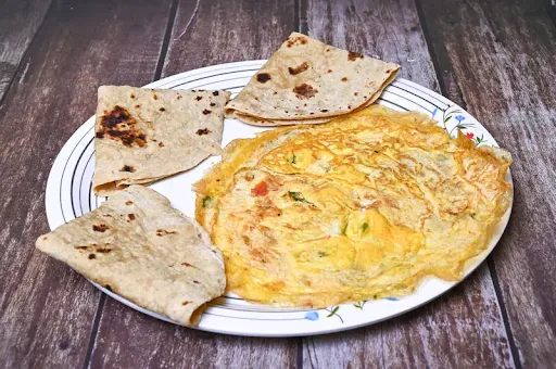 Egg Omelette Thali