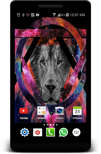 Hipster Wallpaper Galaxy Lion