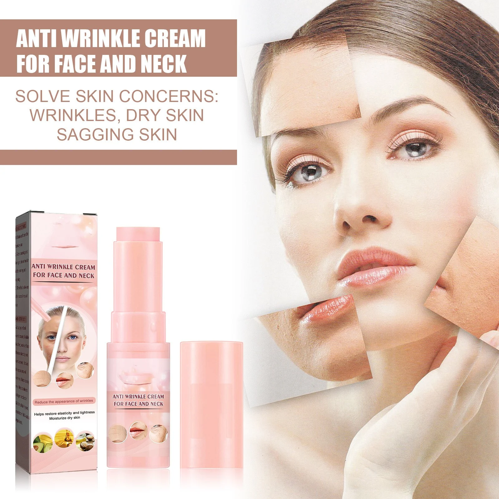 Title 4, EELHOE Anti-aging Crème Stick Vervaagt Gezichts...