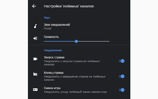 GoodGame.ru stream notifications