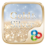 Cover Image of ダウンロード Gold & Silver GOLauncher Theme v1.0.62 APK