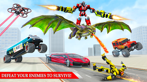 Screenshot Army Robot Car Game:Robot Game