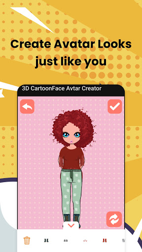 Screenshot 3D Cartoon Face Avatar Maker