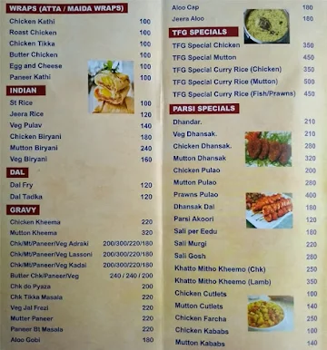 The Food Gallery menu 