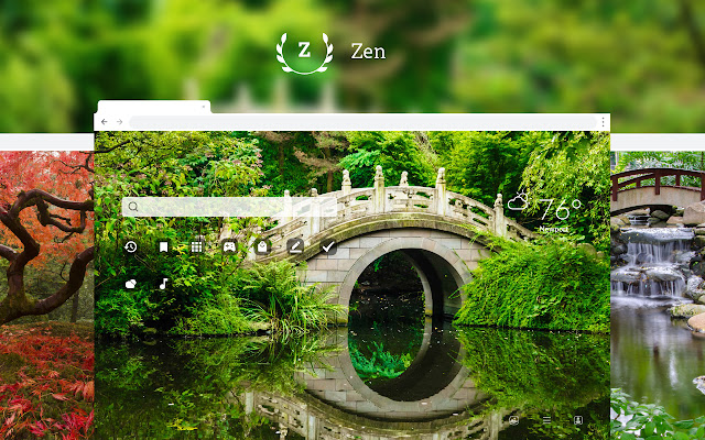 Zen HD Wallpaper New Tab Theme