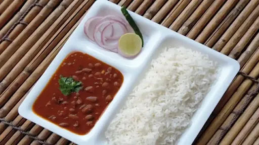 Rajma Rice With Salad