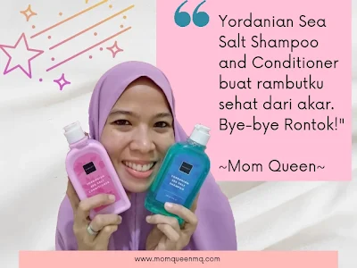 Yordanian sea salt shampoo and conditioner