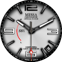 Classic Watch Face White Messa