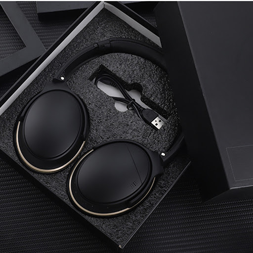 Title 5, Wireless noise reduction foldable headphones fo...