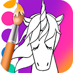 Cover Image of Télécharger Unicorn Coloring Book 1.8 APK