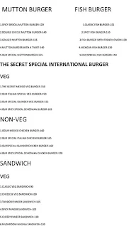 Time To Burger menu 2