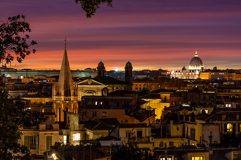 Tramonto notturno di Fabrizio Di Giovanni