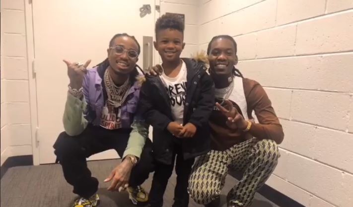 Ciara's son Future met Migos this week.