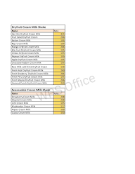 Hari Om Juice Bar menu 1