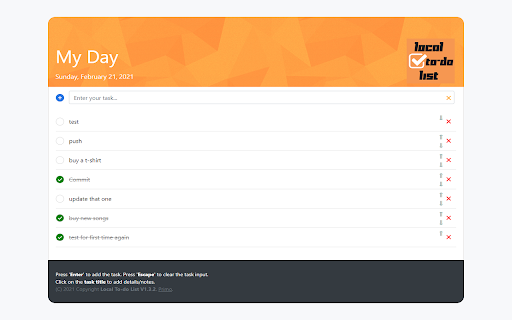 Local To-do List