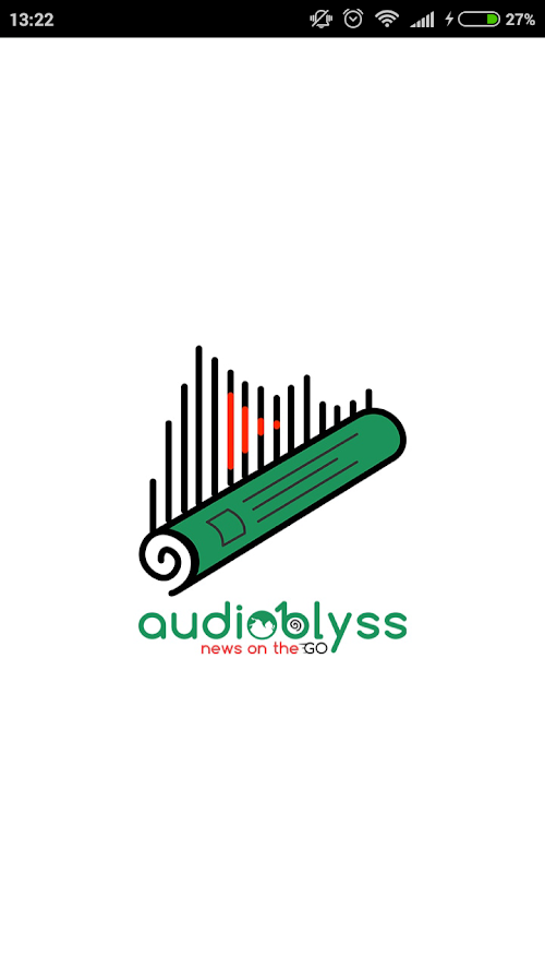 Android application AudioBlyss - News on the Go screenshort
