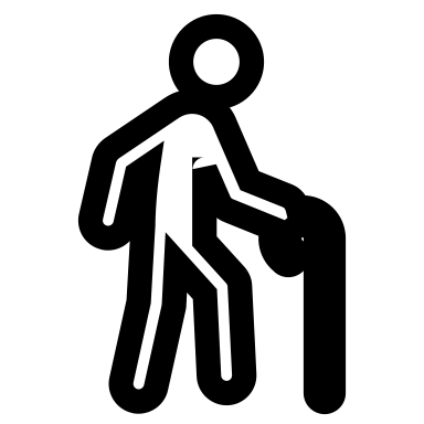 Person with Cane