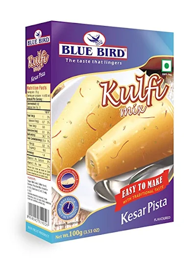 Blue Bird Kulfi Mix - Kesar Pista - 100 g