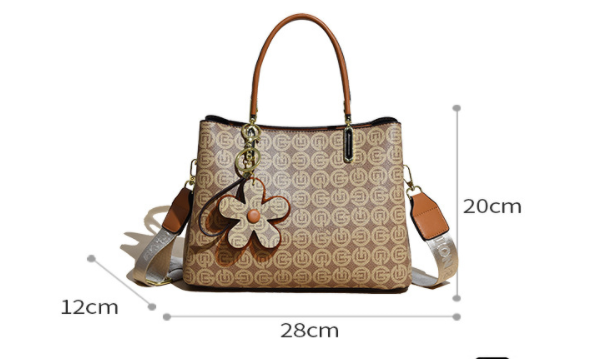 Title 1, Sac cabas imprimé avec pendentif fleur, nouveau...