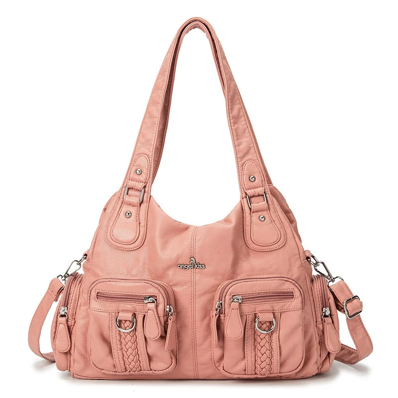 Title 10, Bolsa Mensageiro Coreana Casual Cor Sólida Idea...