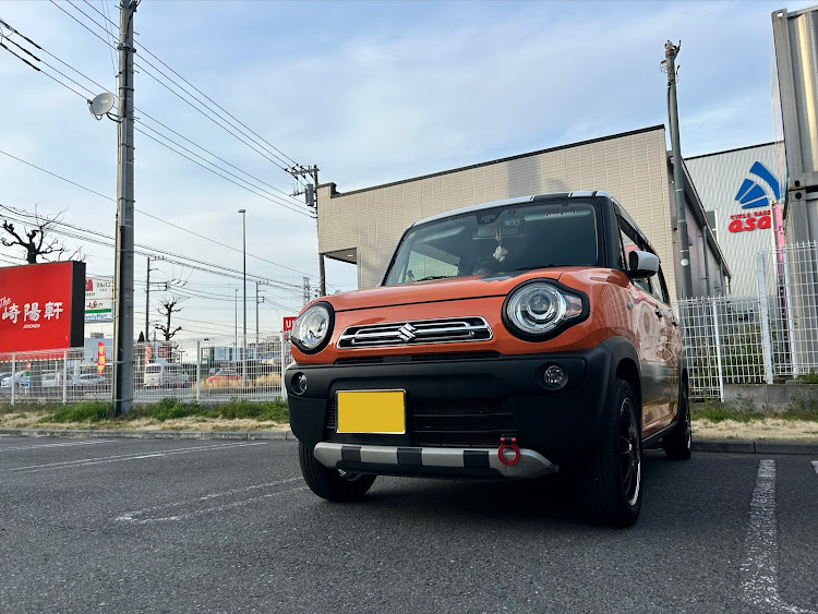 ハスラーの洗車♪・DIY・はま寿司・ステッカーチューン・いつもイイネ&コメントありがとうございます🙇‍♂️に関するカスタム事例の投稿画像1枚目