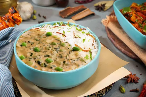 Methi Matar Malai Rice Bowl