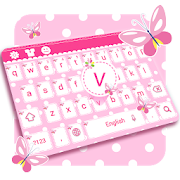 Pink Cute Keyboard  Icon