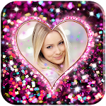 Cover Image of Download Glitter Romantic Love Frames 1.0 APK